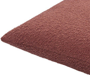 Surya Eesha Modern 18"X18" Accent Pillow - Stylish, Durable, And Comfortable Home Decor For Any Space Burgandy Polyester,Polyester Esh010-2020