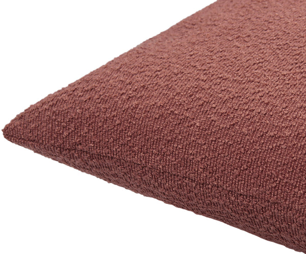 Surya Eesha Modern 18"X18" Accent Pillow - Stylish, Durable, And Comfortable Home Decor For Any Space Burgandy Polyester,Polyester Esh010-2020