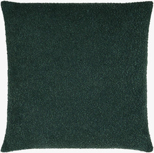 Surya Eesha Modern 18"X18" Accent Pillow - Stylish, Durable, And Comfortable Home Decor For Any Space Dark Green Polyester,Polyester Esh013-2222p