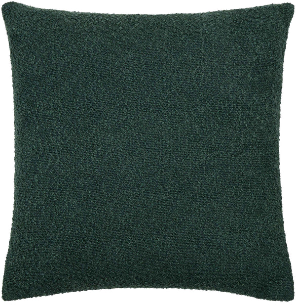 Surya Eesha Modern 18"X18" Accent Pillow - Stylish, Durable, And Comfortable Home Decor For Any Space Dark Green Polyester,Polyester Esh013-2020