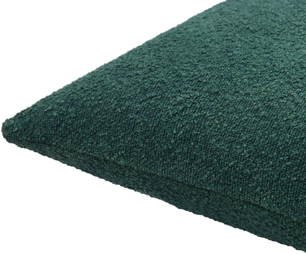 Surya Eesha Modern 18"X18" Accent Pillow - Stylish, Durable, And Comfortable Home Decor For Any Space Dark Green Polyester,Polyester Esh013-2020