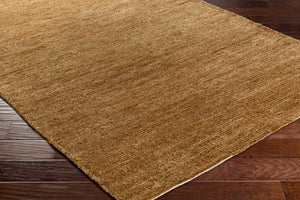 Surya Essential 2'6" X 8' Handmade Jute Rug - Elegant Global Design, Durable Low Pile For Charming Decor Brown Jute Esl1004-268
