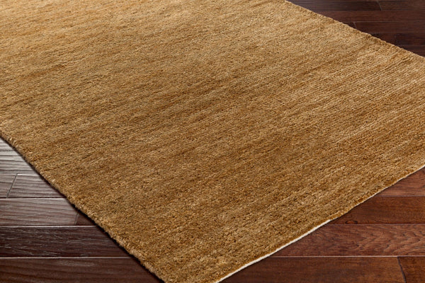 Surya Essential 2'6" X 8' Handmade Jute Rug - Elegant Global Design, Durable Low Pile For Charming Decor Brown Jute Esl1004-268