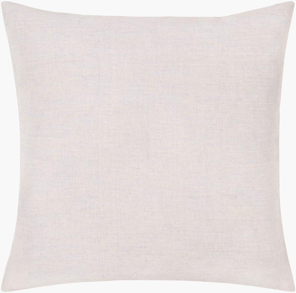 Surya Espoo 18"L X 18"W Modern Jute & Cotton Accent Pillow Kit - Durable, Stylish & Easy Maintenance! White Cotton,Jute,Cotton,Jute Esp001-2222