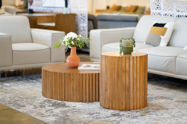 VIG Furniture Espana Modern Walnut Round End Table - Solid Poplar Core, Walnut Veneer, No Assembly, Compact Elegance VGGMET-1611V-ET