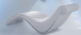 VIG Furniture Essen Modern White Leather Leisure Lounge Chaise VGWCESSEN