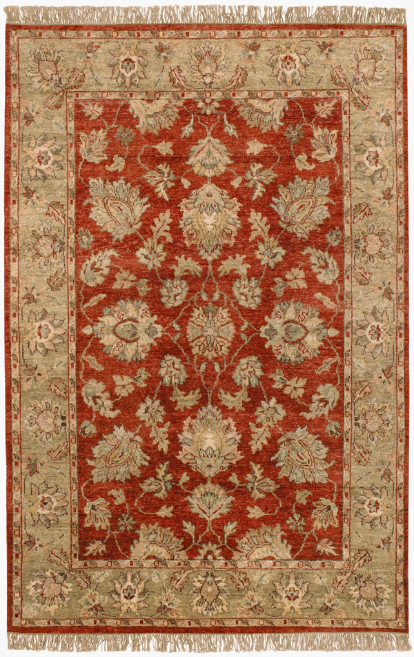 Surya Estate 2' X 3' Handmade New Zealand Wool Rug – Luxurious, Durable, And Exquisitely Crafted For Style Rust Nz Wool Est10500-23