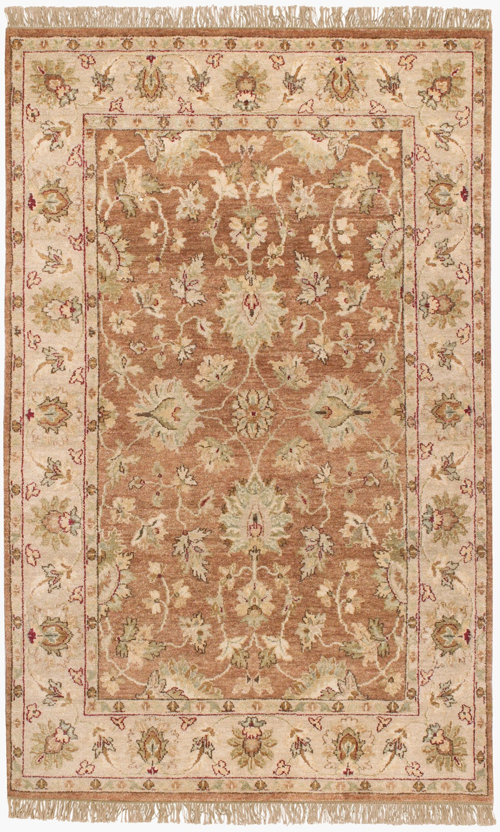 Surya Estate 2' X 3' Handmade New Zealand Wool Rug – Luxurious, Durable, And Exquisitely Crafted For Style Camel Nz Wool Est10503-23