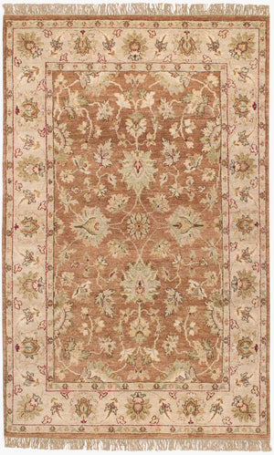Surya Estate 2' X 3' Handmade New Zealand Wool Rug – Luxurious, Durable, And Exquisitely Crafted For Style Camel Nz Wool Est10503-23