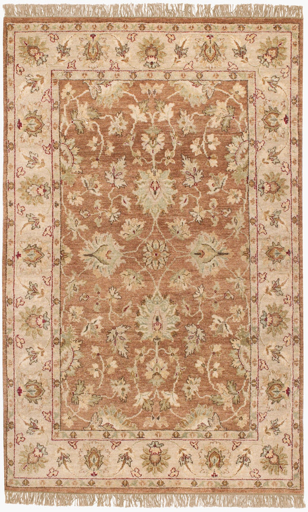 Surya Estate 2' X 3' Handmade New Zealand Wool Rug – Luxurious, Durable, And Exquisitely Crafted For Style Camel Nz Wool Est10503-23