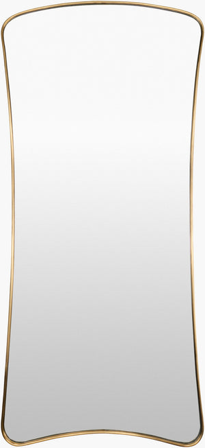 Surya Estrella Full Length Mirror - 78"H X 38"W Art Deco Design, Elevate Your Space With Timeless Elegance Frame, Gold Brass Estr002-7838