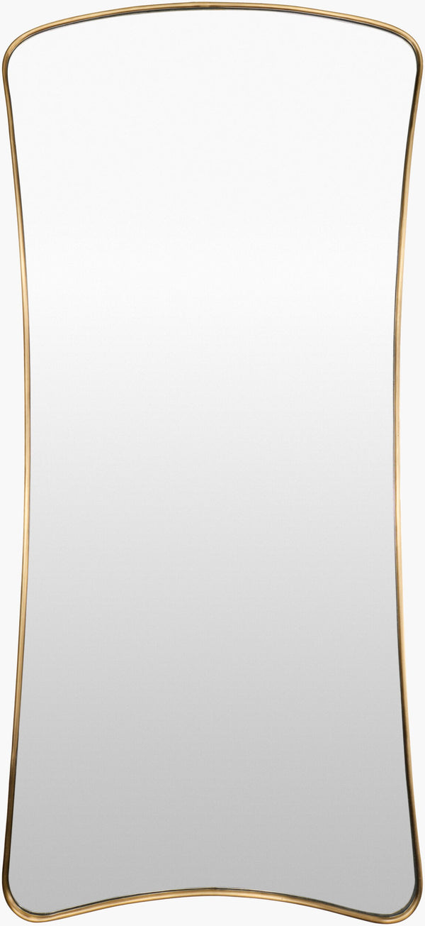 Surya Estrella Full Length Mirror - 78"H X 38"W Art Deco Design, Elevate Your Space With Timeless Elegance Frame, Gold Brass Estr002-7838