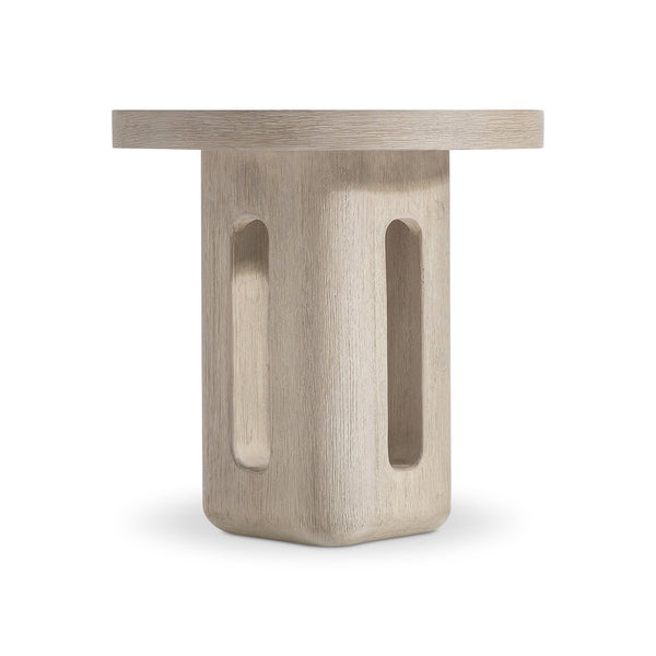 Bernhardt Bernhardt Lucerne Wire-brushed Oak Sculptural Accent Table for Modern Living Rooms 393122
