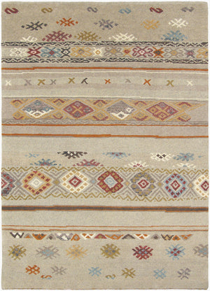 Surya Eastwood 2' X 3' Handmade Wool Rug - Hand-knotted, Durable, Eye-catching Design For Any Room Tan Wool Esw6000-23