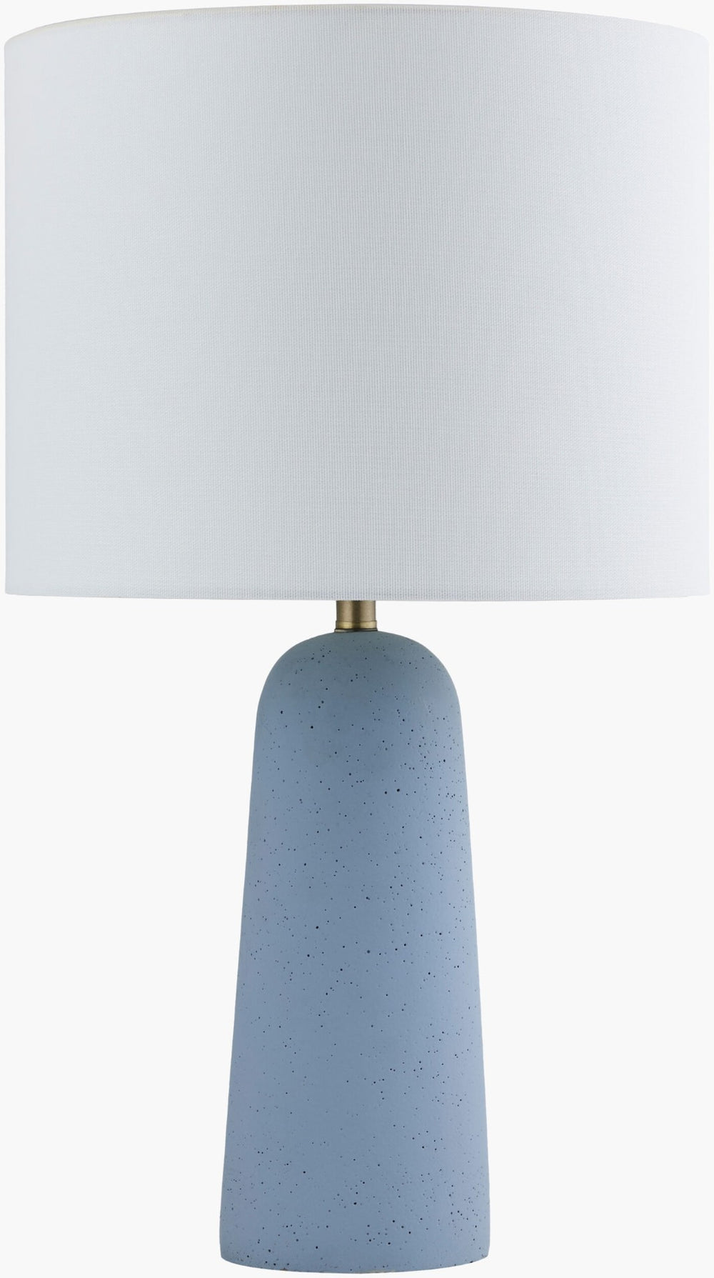 Livabliss Etalle Hand-painted Concrete Table Lamp with Linen Shade for Farmhouse Decor ETE-001