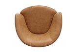 Parker House Parker Living Barolo - Vintage Saddle Swivel Club Chair Vintage Saddle Genuine Leather SBAR#912S-VGSA