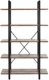 Euan 5 Shelf Cross Back Etagere