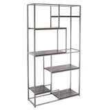 Safavieh Rege 7 Shelf Etagere XII23 Silver Wood/Metal ETG6402B