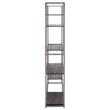 Safavieh Rege 7 Shelf Etagere XII23 Silver Wood/Metal ETG6402B