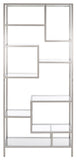 Safavieh Ramie 10 Shelf Etagere XII23 Silver Metal/Glass ETG6404B