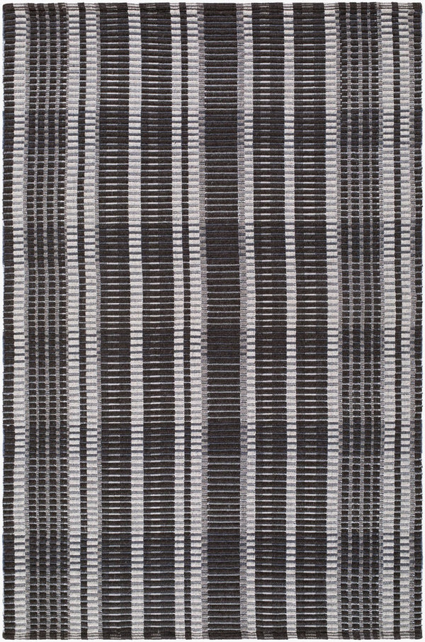 Livabliss Ethos Artisan Woven Wool Cotton Blend Accent Rug French Cottage Style for Entryways Charcoal, Ivory 2' x 3' ETH2303-23
