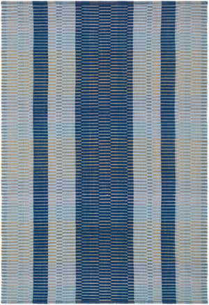 Livabliss Ethos Hand-woven Wool Cotton Accent Rug French Country Style for Entryway or Bath Indigo, Sky Blu 9' x 12' ETH2304-912