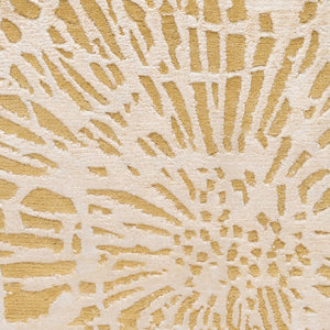 Surya Etienne Luxurious 2' X 3' Handmade Rug - Exquisite Viscose & Wool Blend For Elegant Home Décor Mustard Nz Wool,Viscose Eti9002-23