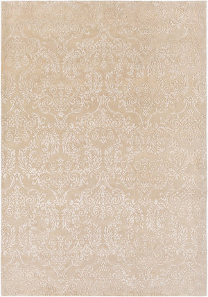 Surya Etienne Luxurious 2' X 3' Handmade Rug - Exquisite Viscose & Wool Blend For Elegant Home Décor Taupe Wool,Viscose Eti9004-69