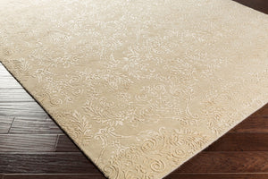 Surya Etienne Luxurious 2' X 3' Handmade Rug - Exquisite Viscose & Wool Blend For Elegant Home Décor Taupe Wool,Viscose Eti9004-69