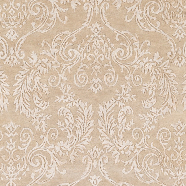 Surya Etienne Luxurious 2' X 3' Handmade Rug - Exquisite Viscose & Wool Blend For Elegant Home Décor Taupe Wool,Viscose Eti9004-69