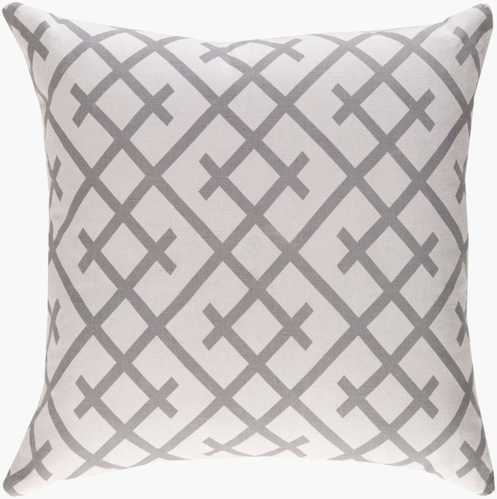 Surya Ethiopia Woven Linen Cotton Accent Pillow Global Motif Handcrafted Square Boho Decor ETPA7218-1818D