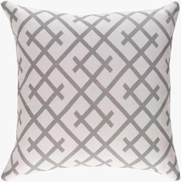 Surya Ethiopia Woven Linen Cotton Accent Pillow Global Motif Handcrafted Square Boho Decor ETPA7218-1818D