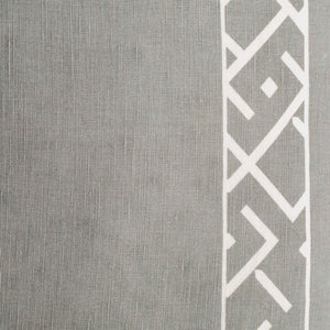 Surya Ethiopia Accent Pillow - 18" X 18" Cotton-linen Blend With Intricate Design For Stylish Home Decor Medium Gray Linen,Cotton,Linen,Cotton Etpa7221-1818d