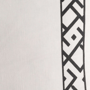 Surya Ethiopia Accent Pillow - 18" X 18" Cotton-linen Blend With Intricate Design For Stylish Home Decor Black Linen,Cotton,Linen,Cotton Etpa7226-1818