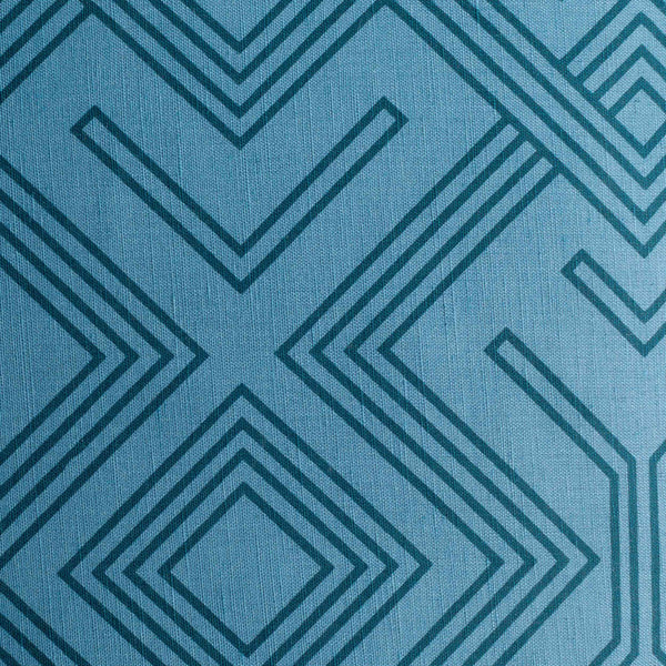 Surya Ethiopia Accent Pillow - 18" X 18" Cotton-linen Blend With Intricate Design For Stylish Home Decor Deep Teal Linen,Cotton,Linen,Cotton Etpa7236-1818p