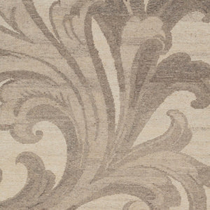 Surya Ethereal Hand-knotted 2' X 3' Wool Rug - Exquisite Indian-made Art Piece With Elegant Fringes Medium Brown Wool Etr1000-913