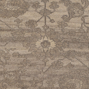 Surya Ethereal Hand-knotted 2' X 3' Wool Rug - Exquisite Indian-made Art Piece With Elegant Fringes Beige Wool Etr1001-23