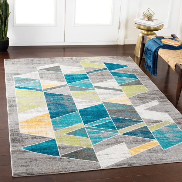 Livabliss Rafetus Machine Woven Polypropylene Area Rug Low Pile Modern Living Room Floor ETS2329-5376
