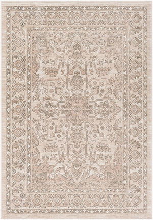 Livabliss Rafetus Traditional Polypropylene Area Rug Low Pile Machine Woven for Living Rooms ETS2337-5376