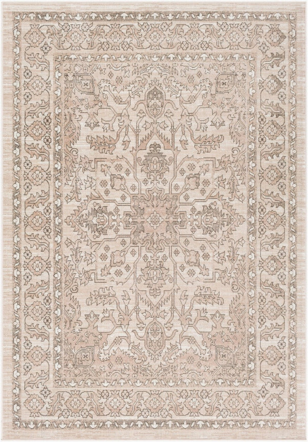 Livabliss Rafetus Traditional Polypropylene Area Rug Low Pile Machine Woven for Living Rooms ETS2337-5376