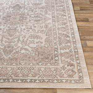 Livabliss Rafetus Traditional Polypropylene Area Rug Low Pile Machine Woven for Living Rooms ETS2337-5376
