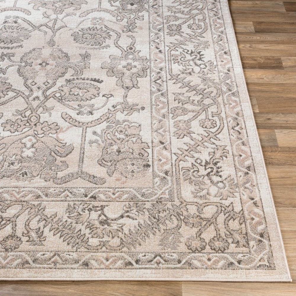Livabliss Rafetus Machine Woven Polypropylene Area Rug with Medallion Pattern for Living Rooms ETS2338-5376