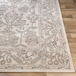 Livabliss Rafetus Machine Woven Polypropylene Area Rug with Medallion Pattern for Living Rooms ETS2338-5376