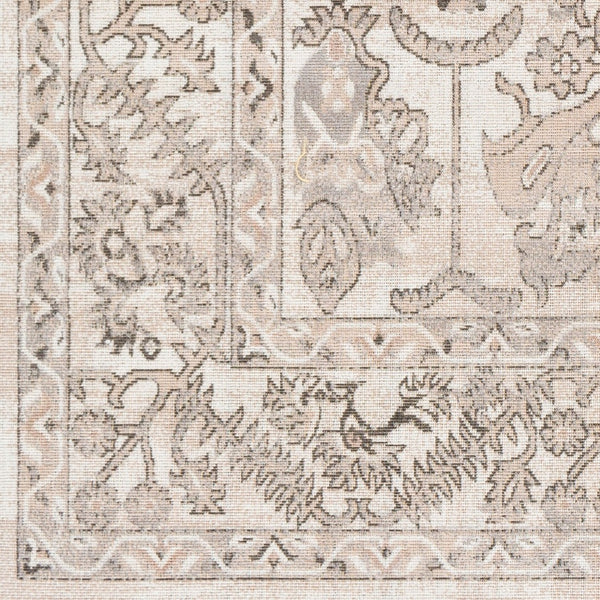 Livabliss Rafetus Machine Woven Polypropylene Area Rug with Medallion Pattern for Living Rooms ETS2338-5376