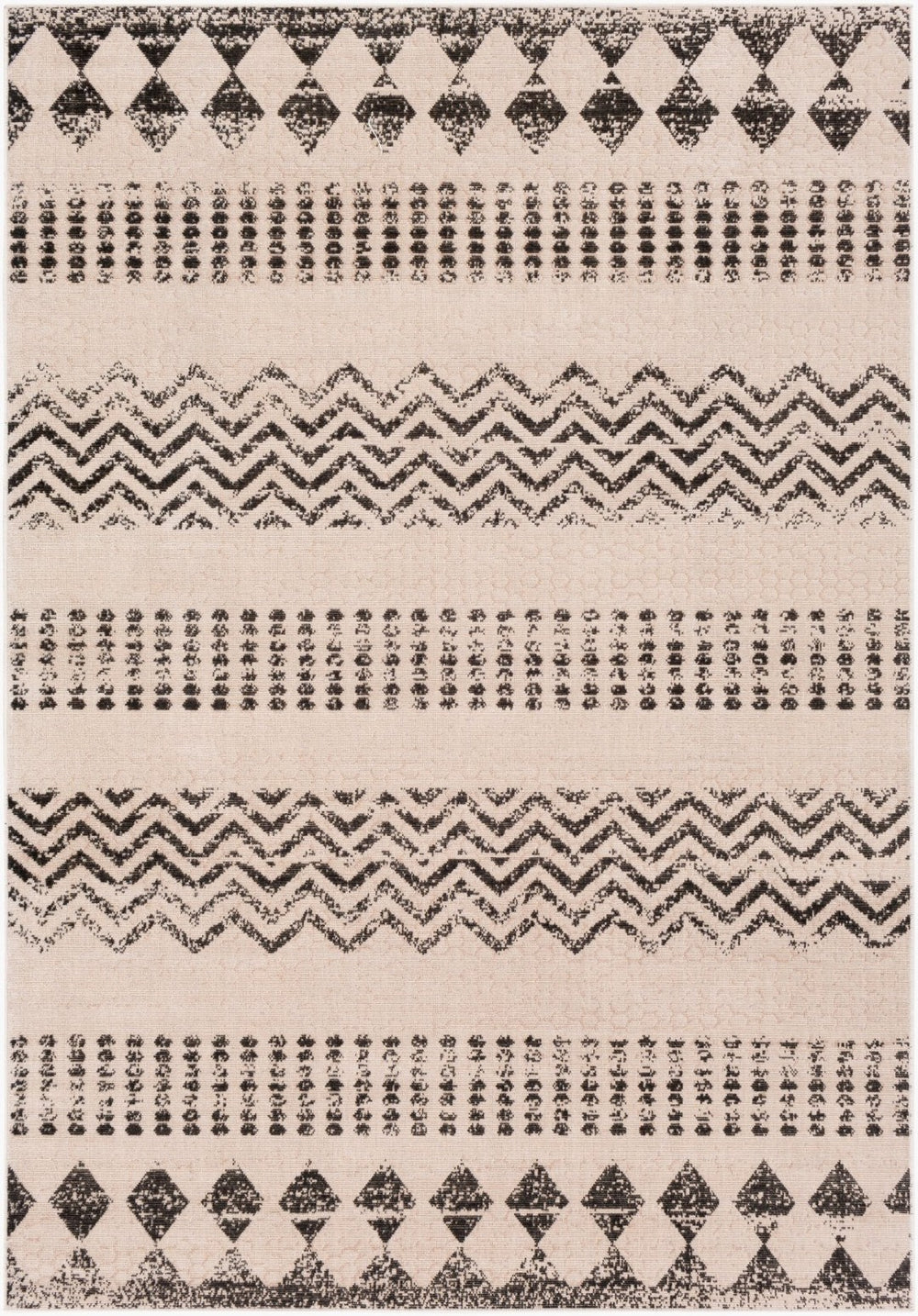 Livabliss Rafetus Machine Woven Polypropylene Area Rug Low Pile Modern Classic for Living Rooms ETS2340-5376