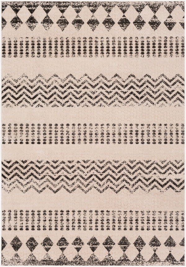 Livabliss Rafetus Machine Woven Polypropylene Area Rug Low Pile Modern Classic for Living Rooms ETS2340-5376