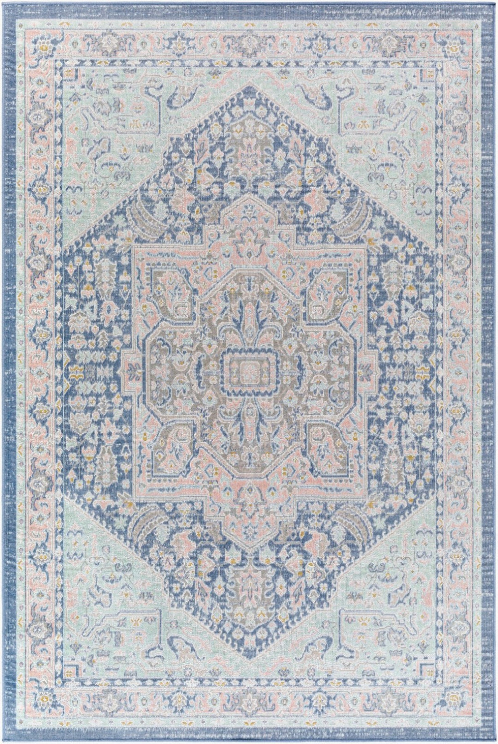 Livabliss Rafetus Traditional Pattern Polypropylene Indoor Rug for Entryway Hallway or Bedroom ETS2363-2211