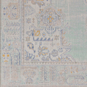 Livabliss Rafetus Machine Woven Polypropylene Rug Traditional Pattern for Entryways and Hallways ETS2364-2211