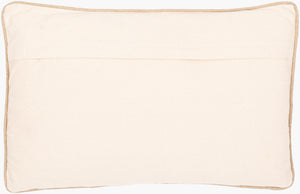 Surya Betty 18"X18" Rustic Charm Accent Pillow - Cozy Linen & Cotton Blend For Stylish Home Decor Cream Linen,Cotton Ett001-2020d