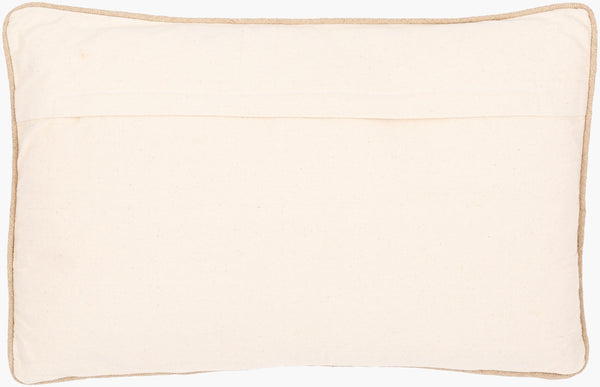 Surya Betty 18"X18" Rustic Charm Accent Pillow - Cozy Linen & Cotton Blend For Stylish Home Decor Cream Linen,Cotton Ett001-2020d